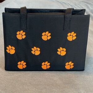 Clemson Tigers Black Shoulder Bag